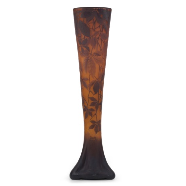 Ваза «Девичий виноград» в стиле ар-нуво фирмы «Братья Дом и Ко»