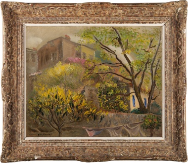 Григорьев Борис Дмитриевич "Дом с розовой крышей"