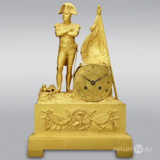 Кабинетные часы «Наполеон Бонапарт» эпохи Реставрации