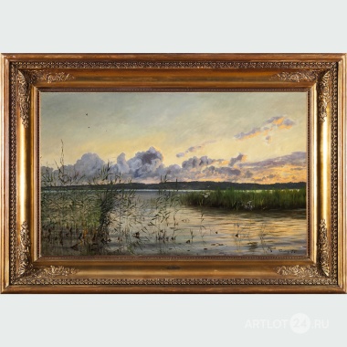 Петер Мёнстед «Закат на озере Сорвагсвант»