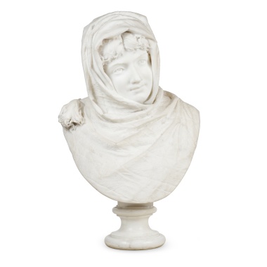 Мраморный бюст «Аллегория зимы»