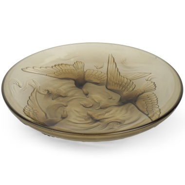 Блюдо «Птицы и кои» в стиле ар-деко