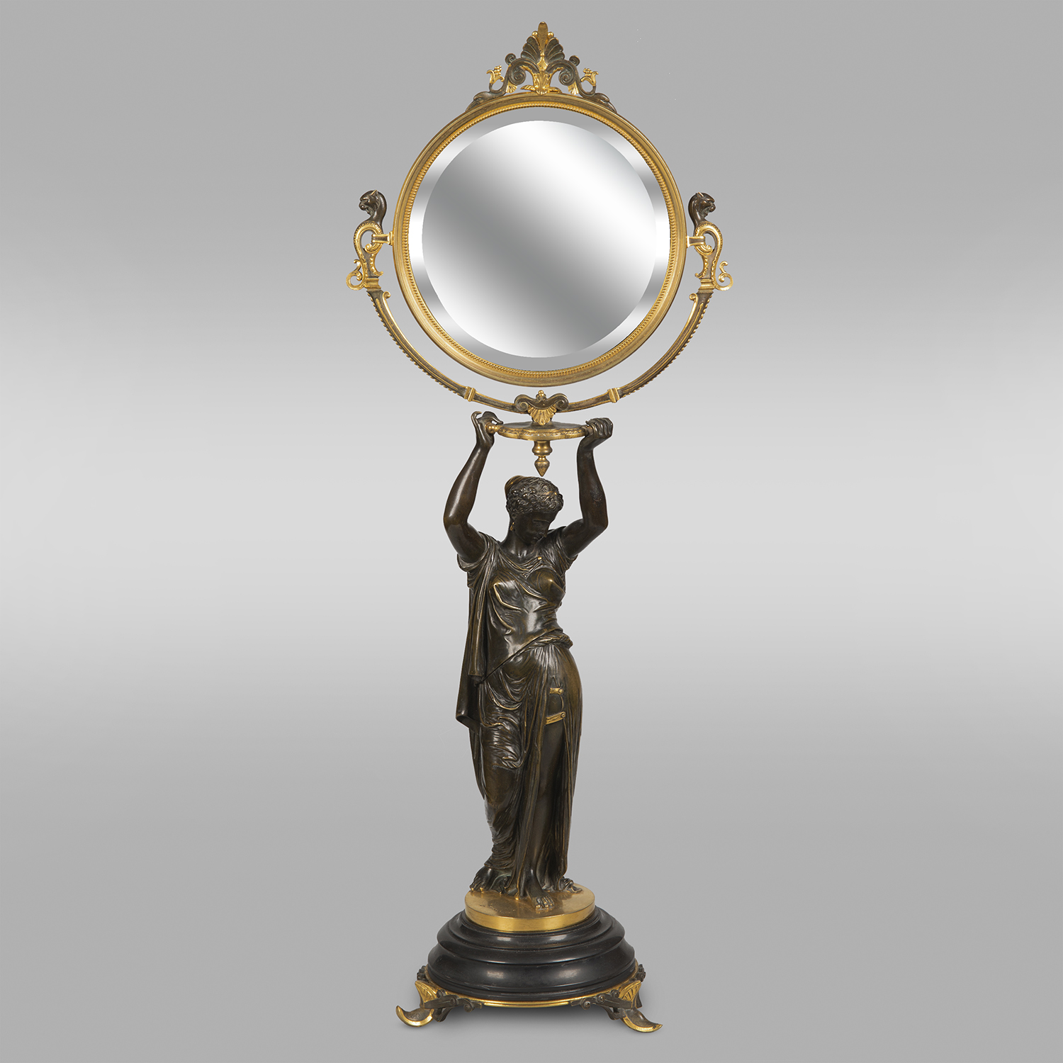 Настольное зеркало с фигурой Одалиски