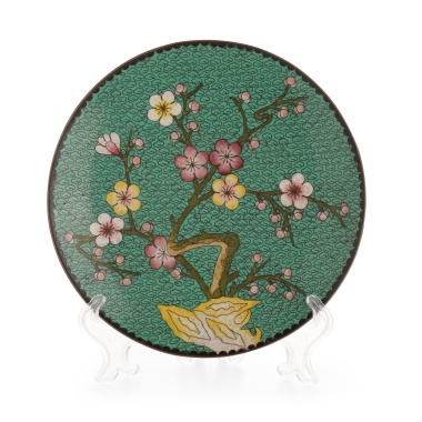 Декоративная тарелка «Цветущая слива»