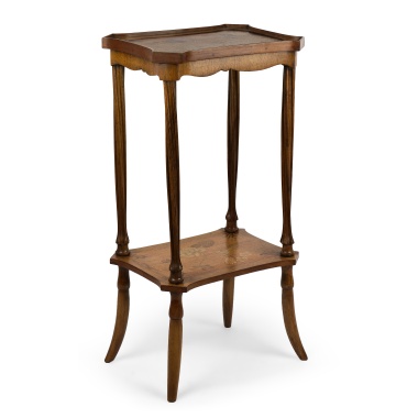 Придиванный столик маркетри в стиле ар-нуво