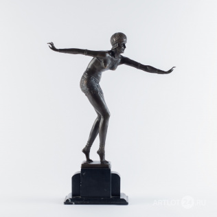Скульптура «Танцовщица» в стиле ар-деко по модели Д. Чипаруса