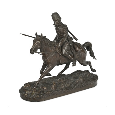 Скульптура «Казак Лейб-гвардии Атаманского полка начала царствования Александра III» по модели П.А. Самонова
