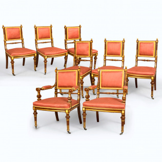 Шесть стульев и два кресла в стиле неоклассицизм