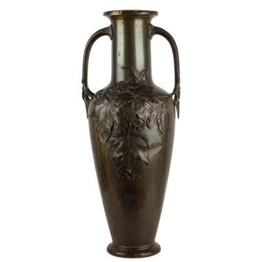 Напольная ваза в стиле модерн "Виноградная лоза"