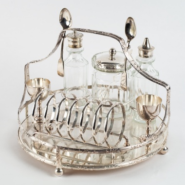 Круэт для завтрака с подставкой для тостов