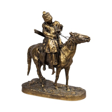 Скульптура «Прощание казака с казачкой» по модели Е.А. Лансере