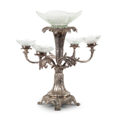 Ваза-фруктовница «эпернэ» в викторианском стиле