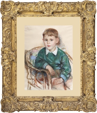 Серебрякова Зинаида Евгеньевна "Портрет Дэвида Хантера"