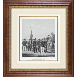 Литография «18-я Пехотная дивизия, 1864 г.» по рисунку П.К. Губарева