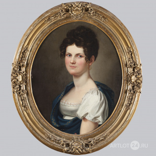 «Женский портрет» Gruson Johann David (?)