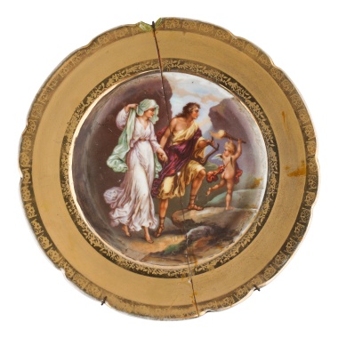 Декоративная тарелка «Орфей и Эвридика»
