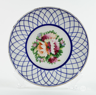 Декоративная тарелка «Букет садовых цветов»