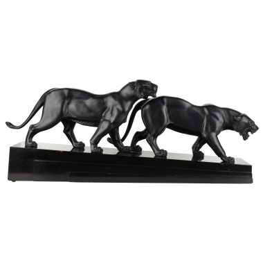 Скульптура «Пантеры» по модели Иренэ Рошара