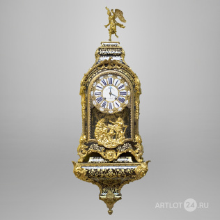 Консольные часы «Геракл и Аполлон» в стиле Регентства