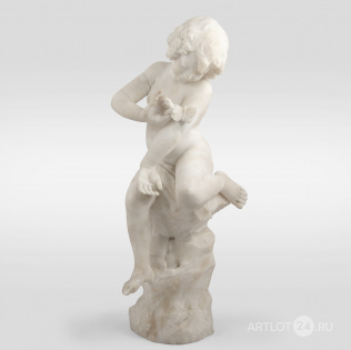 Скульптура «Девочка с бабочкой на руке»