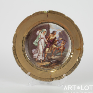 Декоративная тарелка «Орфей и Эвридика»