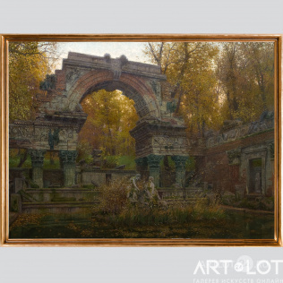 Ханс Ранцони  «Пейзаж с руинами античной арки»