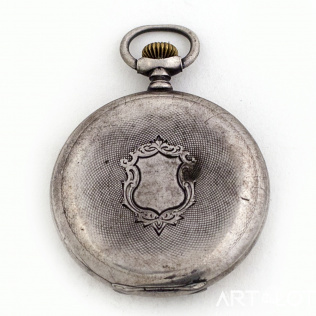 Часы карманные подарочные закрытого типа (трехкрышечные) «Лучшему джигиту родного полка»