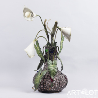 Декоративный светильник «Каллы в вазе»