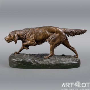Скульптура "Охотничья собака"