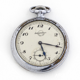 Карманные часы открытого типа «Лучшему бригадиру грузчиков»