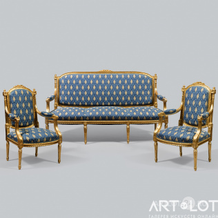 Мебельный гарнитур в стиле Людовика XVI