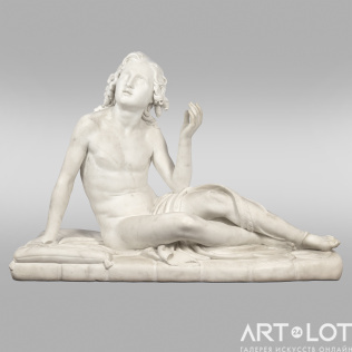Мраморная скульптура «Эрот в образе юноши»